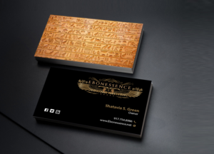 Diseño de Tarjeta de Presentación por Creations Box 2015 para EBONESSENCE | Diseño: #10735830