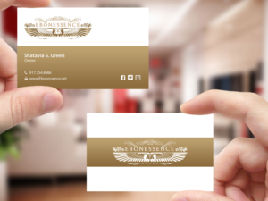 Business Card Design by Creations Box 2015 for EBONESSENCE | Design: #10735842