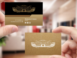 Business Card Design by Creations Box 2015 for EBONESSENCE | Design: #10735844