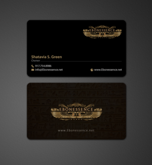 Business Card Design by chandrayaan.creative for EBONESSENCE | Design: #10734466