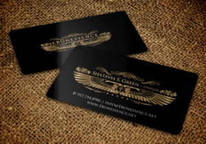 Business Card Design by chandrayaan.creative for EBONESSENCE | Design: #10741388