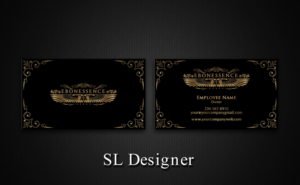 Visitenkarten-Design von SL Designer für EBONESSENCE | Design #10725056
