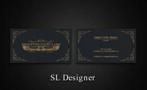 Business Card Design by SL Designer for EBONESSENCE | Design: #10725064