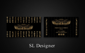 Business Card Design by SL Designer for EBONESSENCE | Design: #10729041