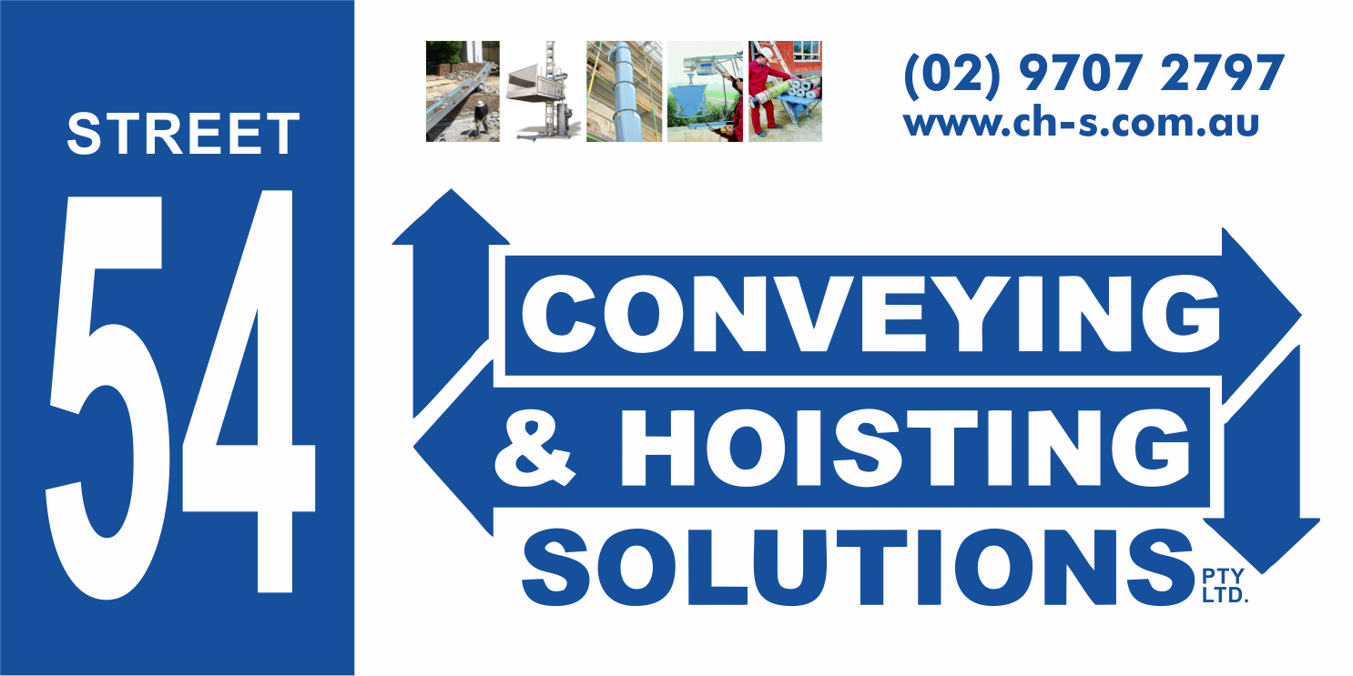 Signage Design by Pint & Promotional Projects for Conveying & Hoisting Solutions | Design #10769486