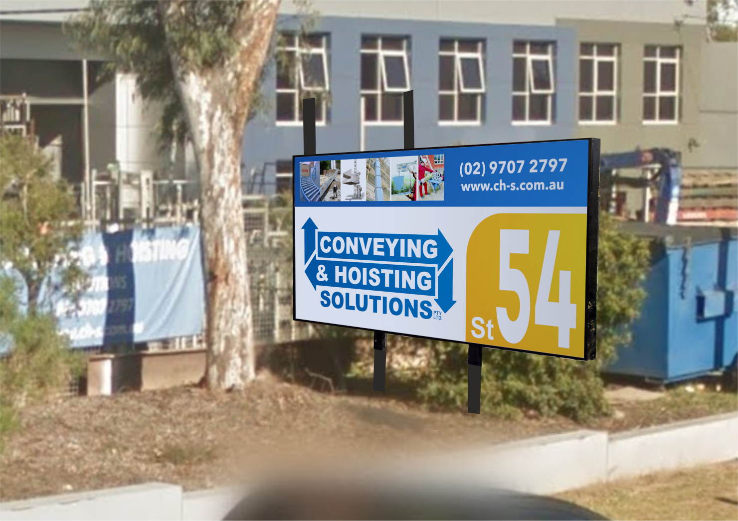 Signage Design by Pint & Promotional Projects for Conveying & Hoisting Solutions | Design #10769766