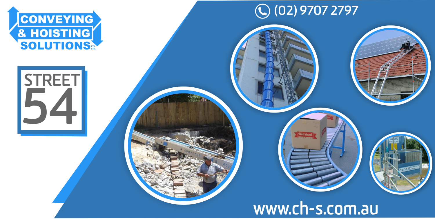 Signage Design by bulut_harbeli for Conveying & Hoisting Solutions | Design #10780067