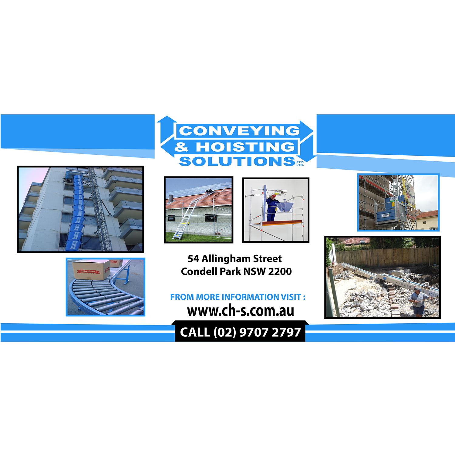 Signage Design by designemmi for Conveying & Hoisting Solutions | Design #10892772