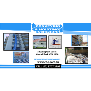 Signage Design by designemmi for Conveying & Hoisting Solutions | Design: #10892772