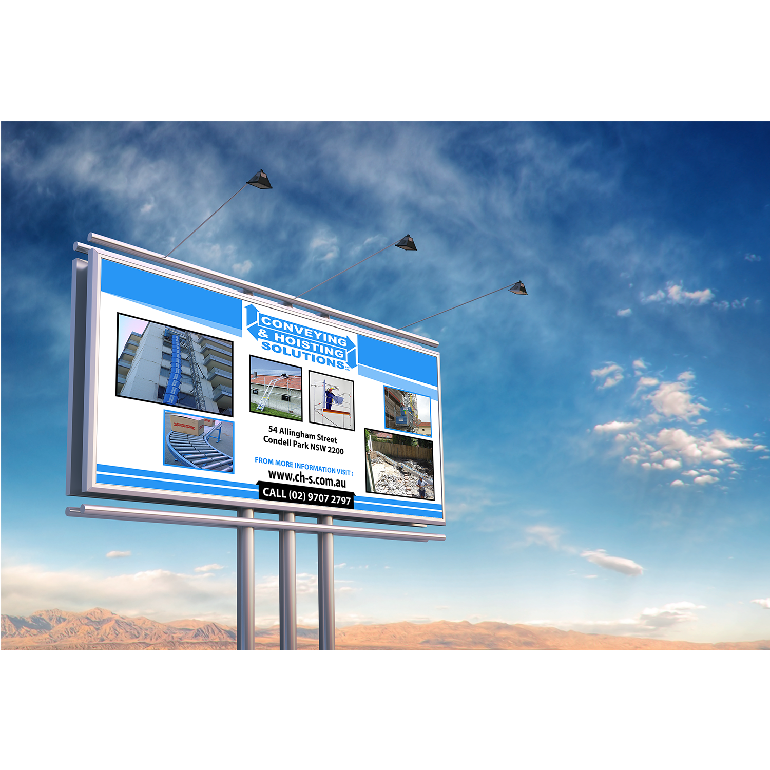 Signage Design by designemmi for Conveying & Hoisting Solutions | Design #10892928