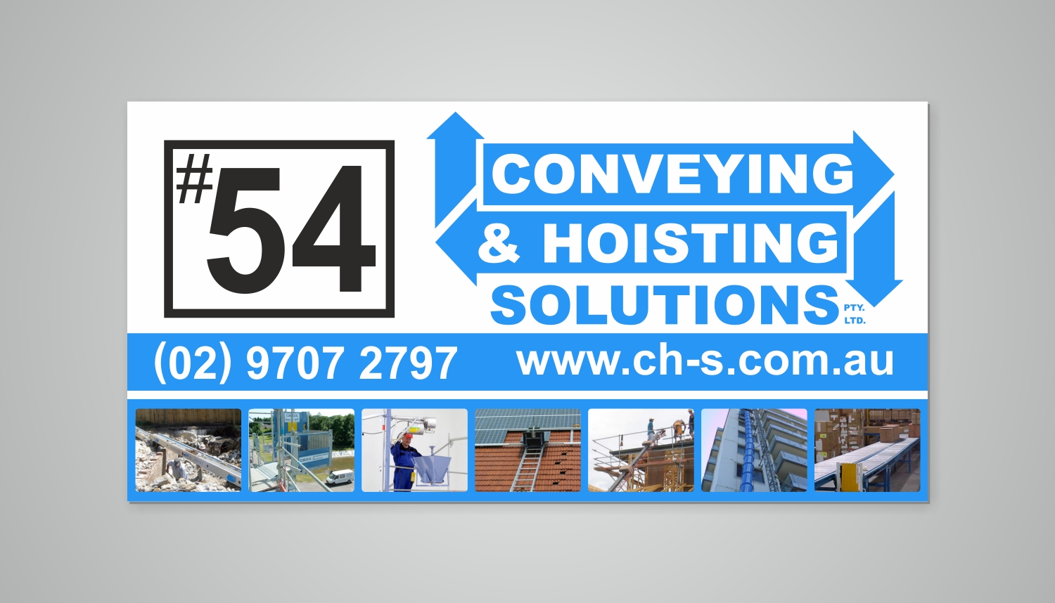 Signage Design by Maestroto for Conveying & Hoisting Solutions | Design #10751278