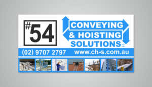 Design de Panneau par Maestroto pour Conveying & Hoisting Solutions | Design : #10751278