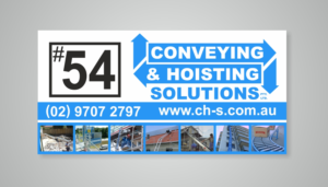 Design de Panneau par Maestroto pour Conveying & Hoisting Solutions | Design : #10770930
