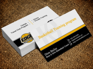 Business Card Design by Lanka Ama for Edge Basketball | Design: #10731506