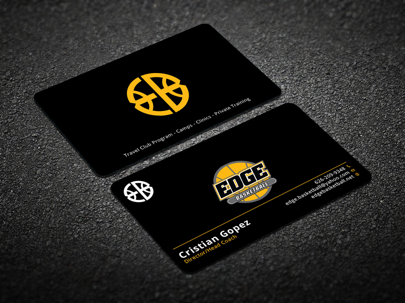 Diseño de Tarjeta de Presentación por Verified artistry (Design garden) para Edge Basketball | Diseño #10732995