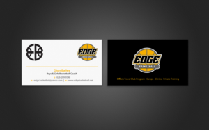 Business Card Design by chandrayaan.creative for Edge Basketball | Design: #10734536