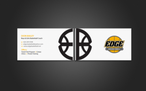 Business Card Design by chandrayaan.creative for Edge Basketball | Design #10734541