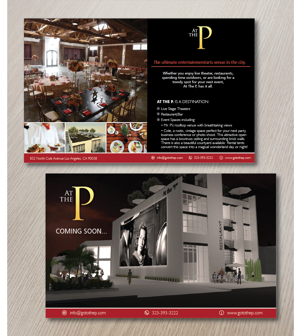 Advertisement Design by alex989 for At The P | Design #10807607