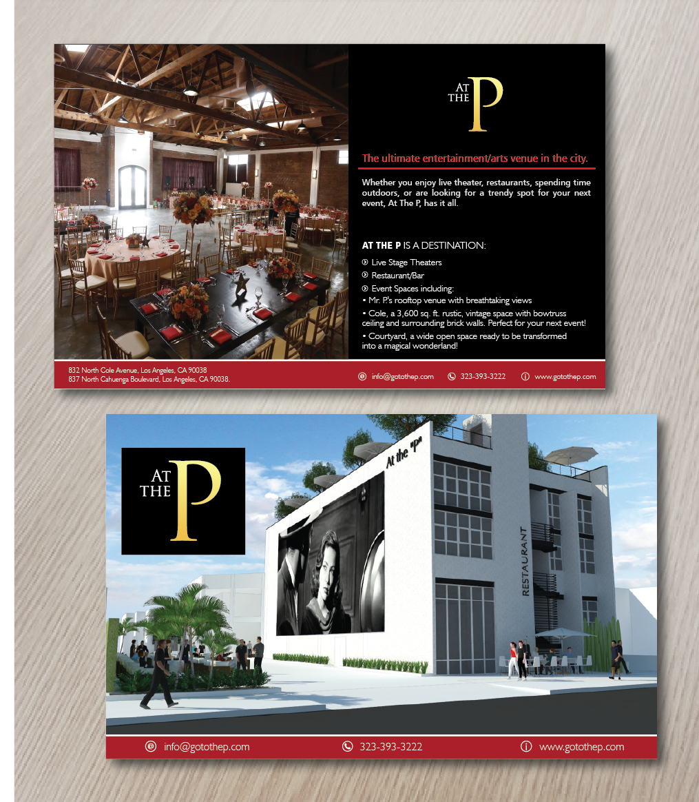 Advertisement Design by alex989 for At The P | Design #10827666