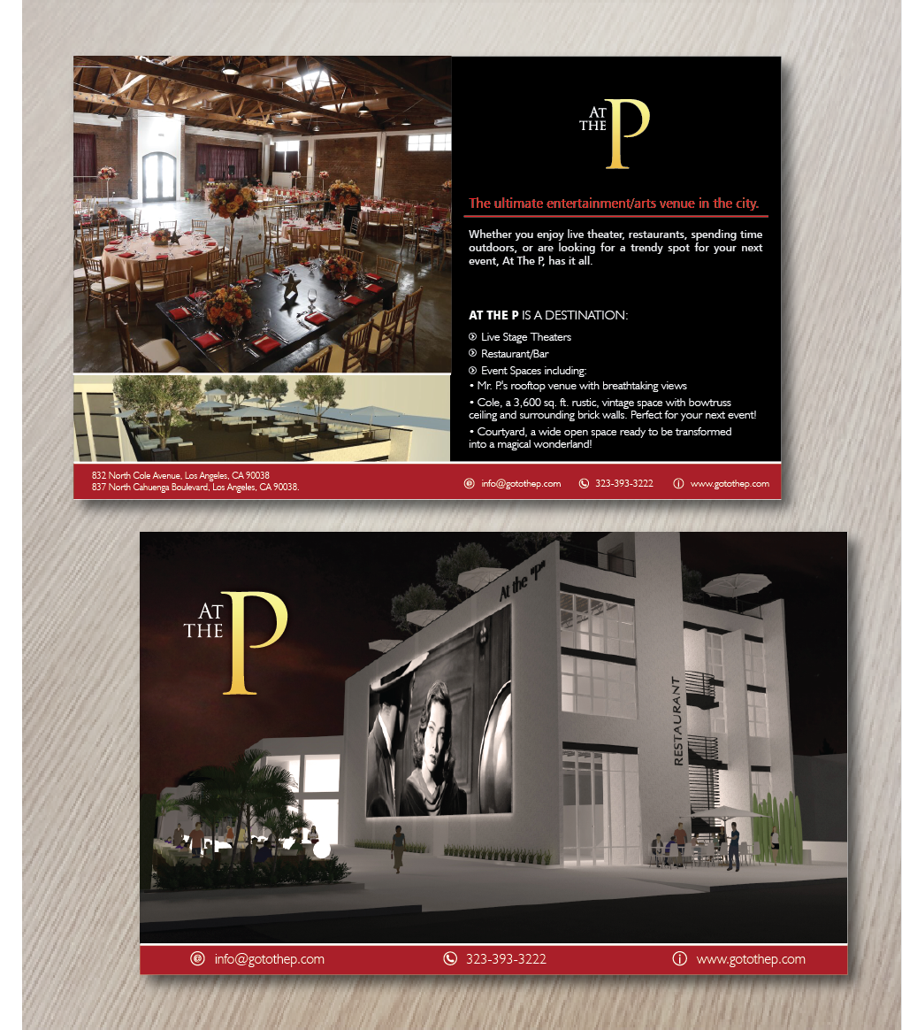 Advertisement Design by alex989 for At The P | Design #10827667
