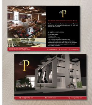 At The P Event Space Postcard Advertisement | Advertisement Design by alex989