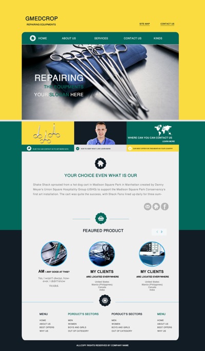 Web-Design von adamhfarid für Green Medical Corporation | Design #2541181