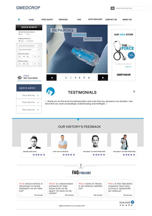 Web Design by adamhfarid for Green Medical Corporation | Design: #2541218