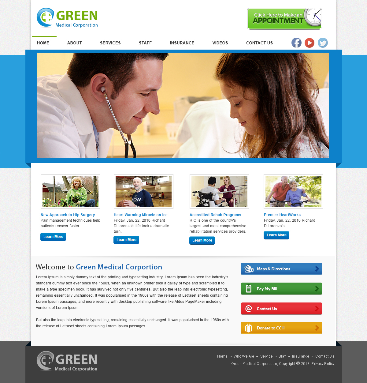Web-Design von webxvision für Green Medical Corporation | Design #2531348