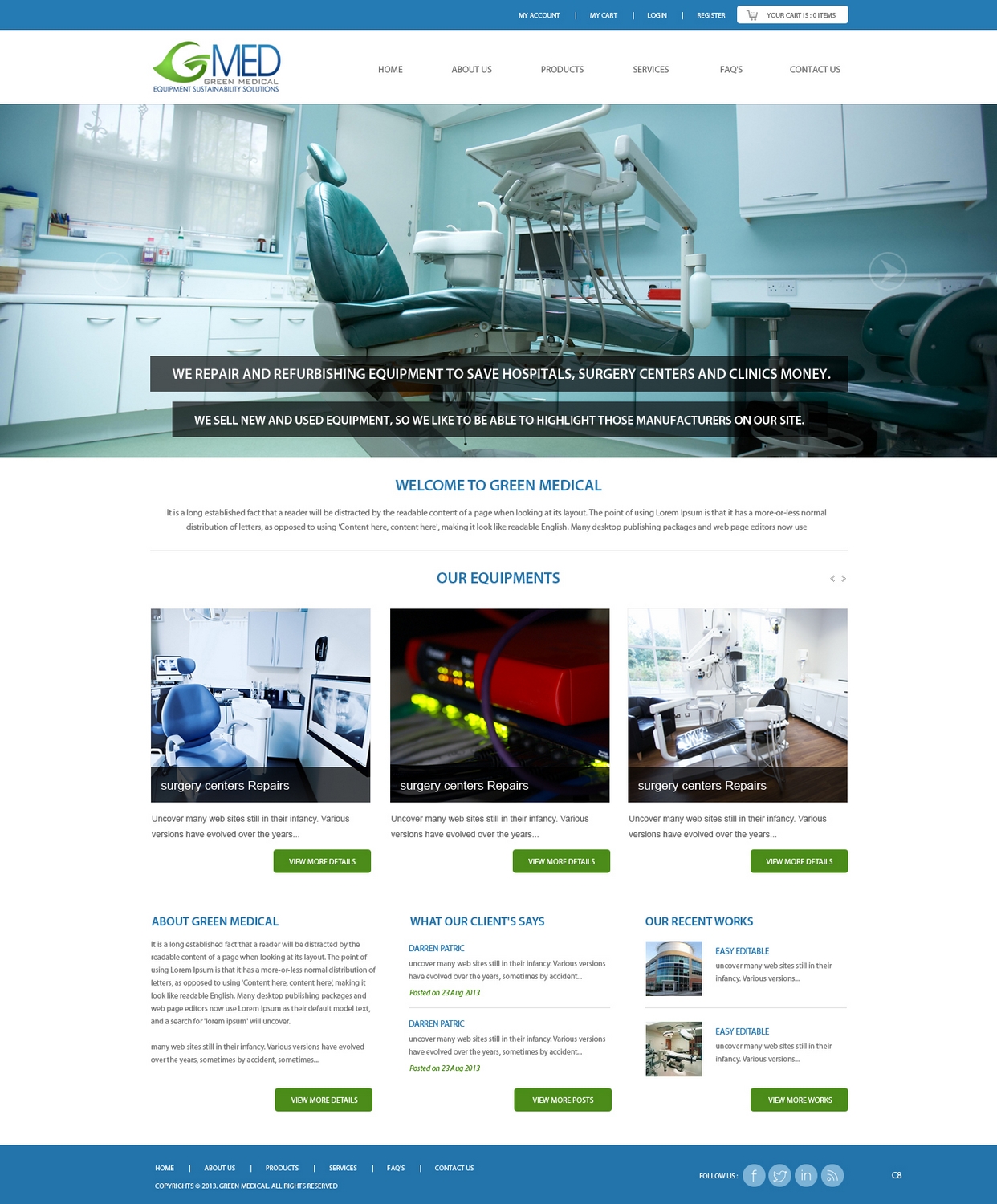 Web-Design von pb für Green Medical Corporation | Design #2500354