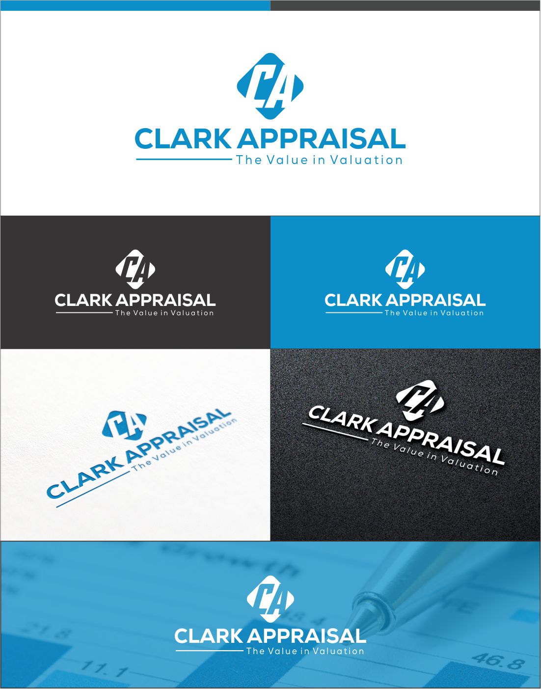 Logo Design by DG for Clark Appraisal | Design #10746029