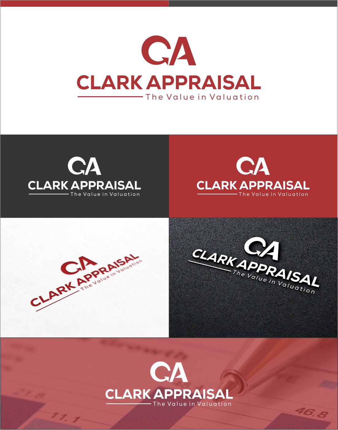 Diseño de Logo por DG para Clark Appraisal | Diseño #10746031
