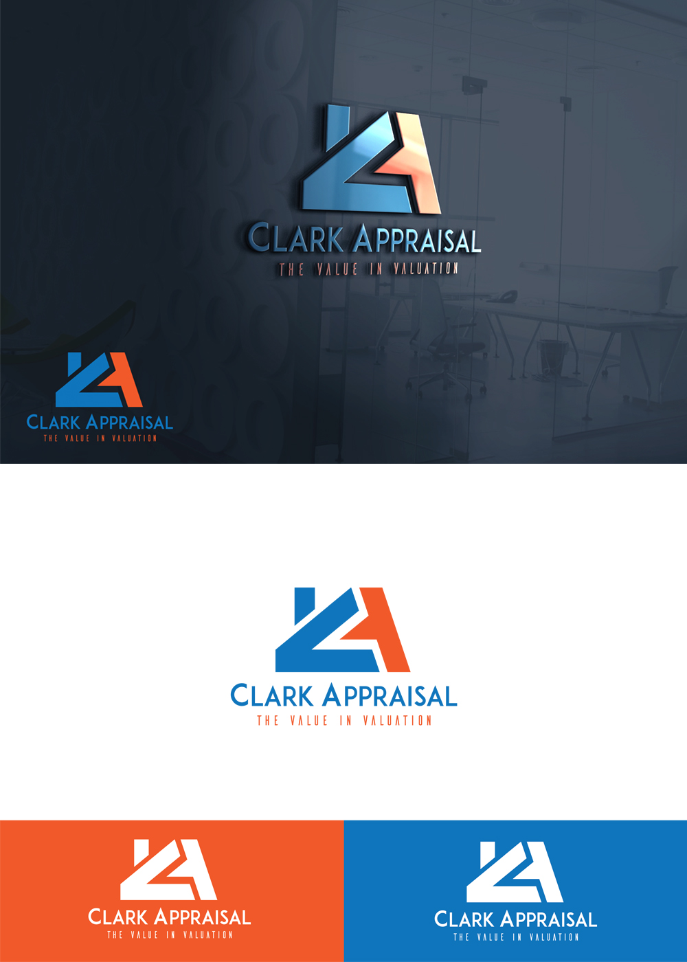 Logo Design by goranvisnjic82 for Clark Appraisal | Design #10735137