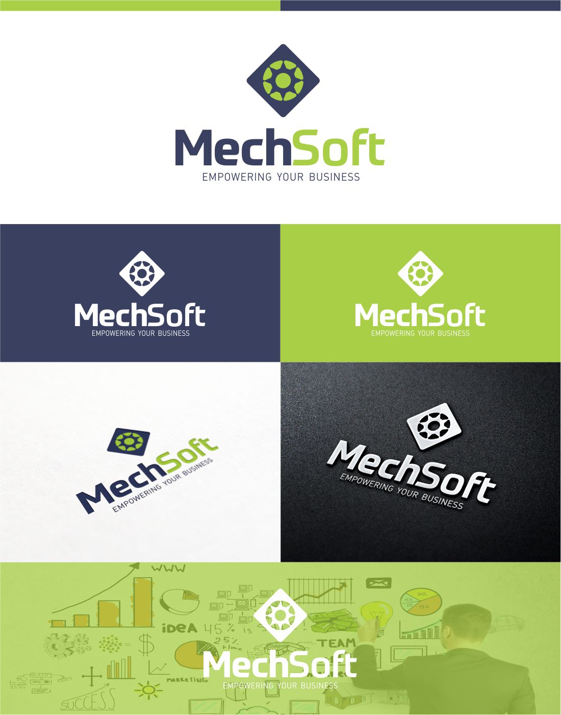 Logo Design by DG for MechSoft Bilgi ve Iletisim Tek. Tic. A.S | Design #10746047