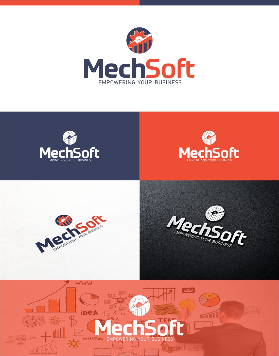 Logo Design by DG for MechSoft Bilgi ve Iletisim Tek. Tic. A.S | Design #10746049