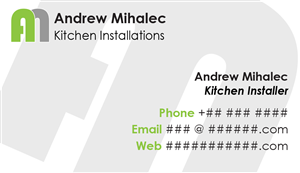 Business Card Design by Dave White for this project | Design: #2244682