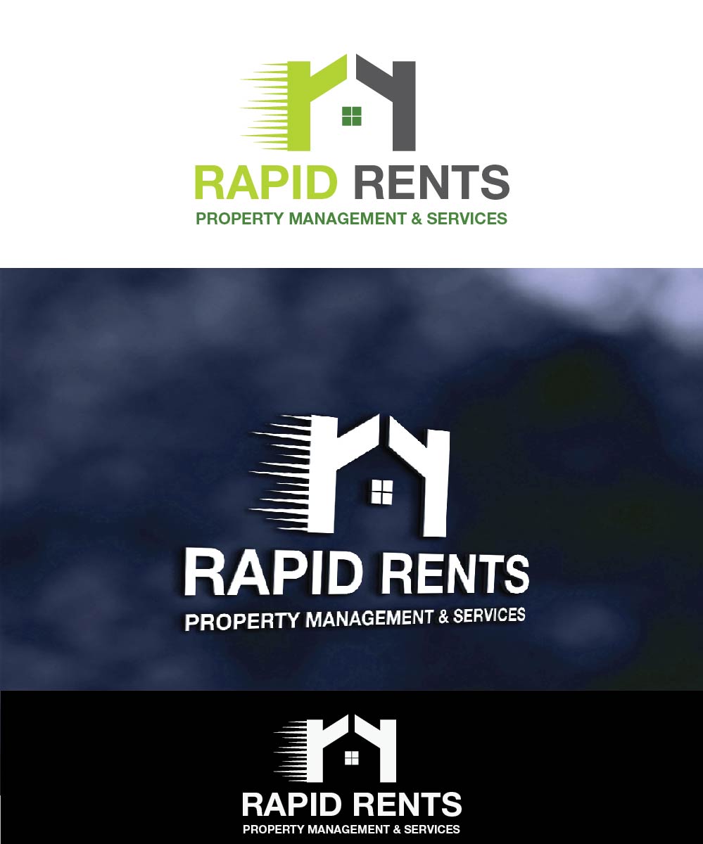 Logo Design by joliau for Rapid Rents Property Management & Services | Design #10783215