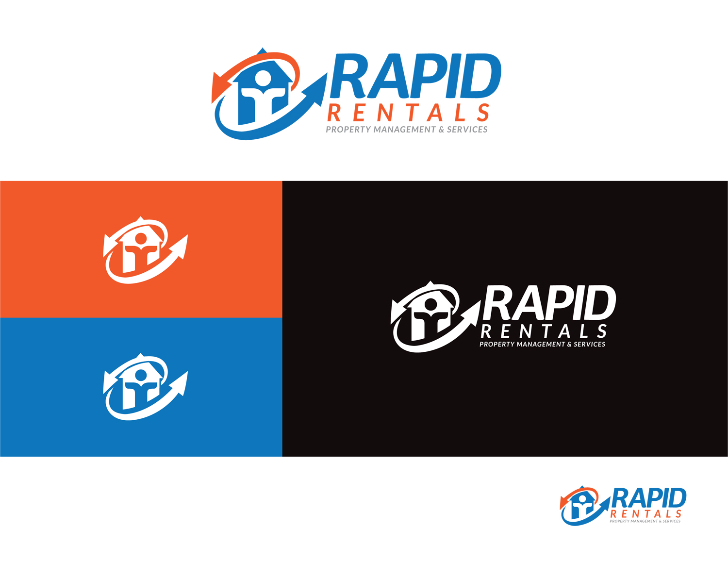 Design de Logo par CanDoDesign pour Rapid Rents Property Management & Services | Design #10763031