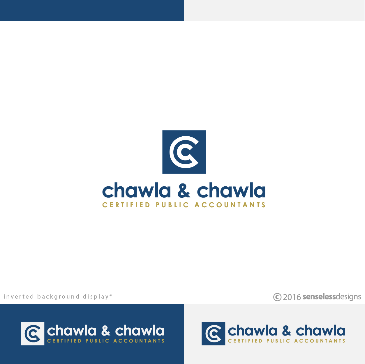Logo Design by Senseless for CHAWLA AND CHAWLA PC | Design #10743265