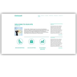 Web Design by at-as for Chriswell Accounting and Bookkeeping | Design: #10798404