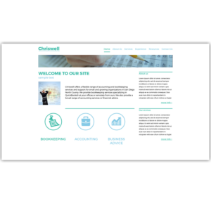 Web Design by at-as for Chriswell Accounting and Bookkeeping | Design: #10810095
