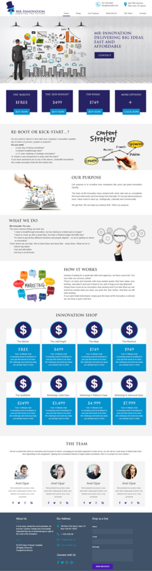 Web Design by webxvision for this project | Design #10830455