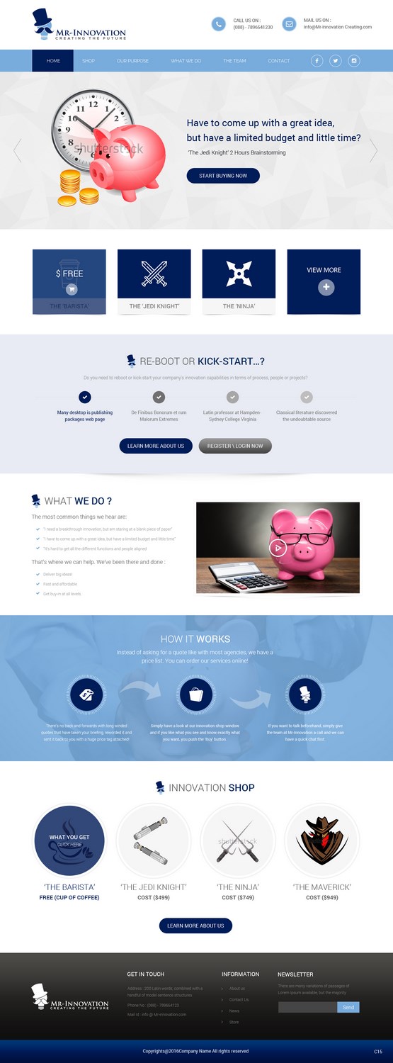 Web Design by pb for this project | Design #10769316