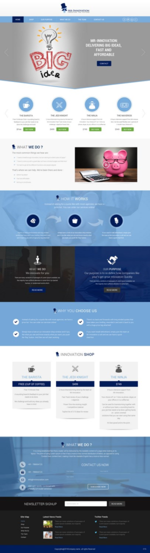 Web Design par pb pour ce projet | Design : #10781054