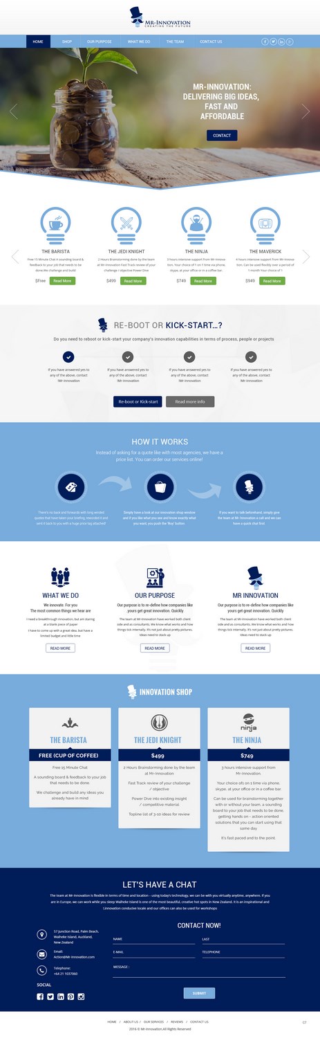 Web Design by pb for this project | Design #10804702