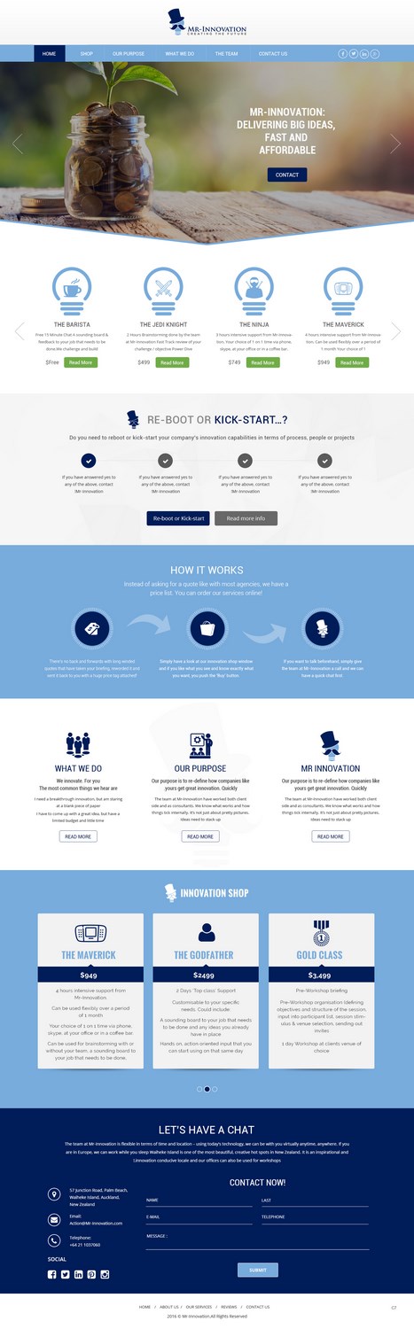 Web Design by pb for this project | Design #10811549