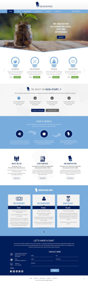Web Design par pb pour ce projet | Design : #10823549