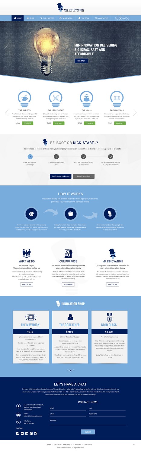 Web Design by pb for this project | Design #10877571