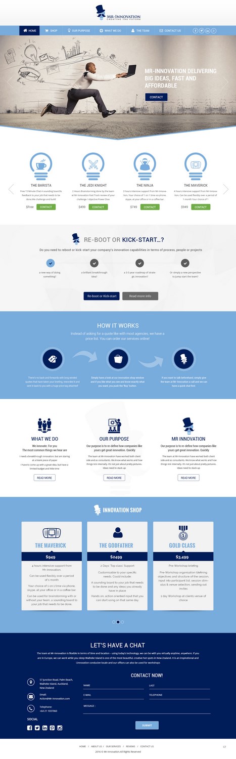 Web Design by pb for this project | Design #10877572