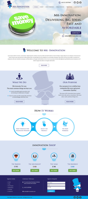 Web Design par Sbss pour ce projet | Design : #10749964