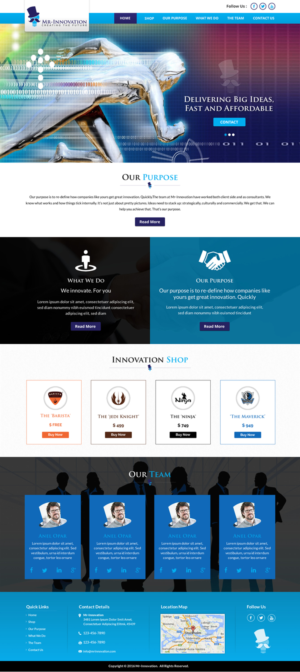 INNOVATION WEBSITE NEEDED:  Agency from NZ needs YOU | Web Design by Sbss